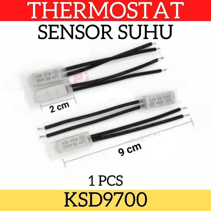 Thermostat KSD9700 Bimetal 250v 5A Sensor Suhu Temperatur KSD 9700 AC