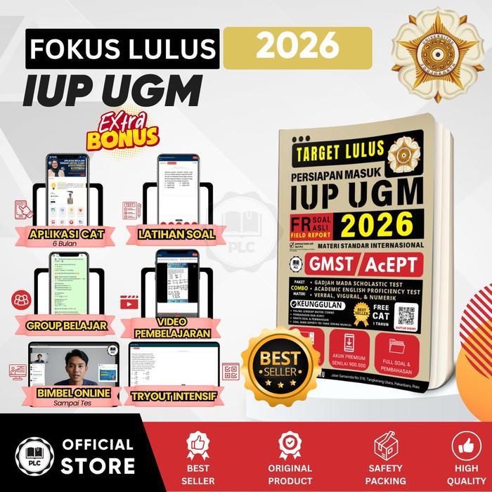 Paket Buku IUP UGM & UNAIR 2027 Lengkap | Materi + Soal + Pembahasan - Iup Ugm Coklat