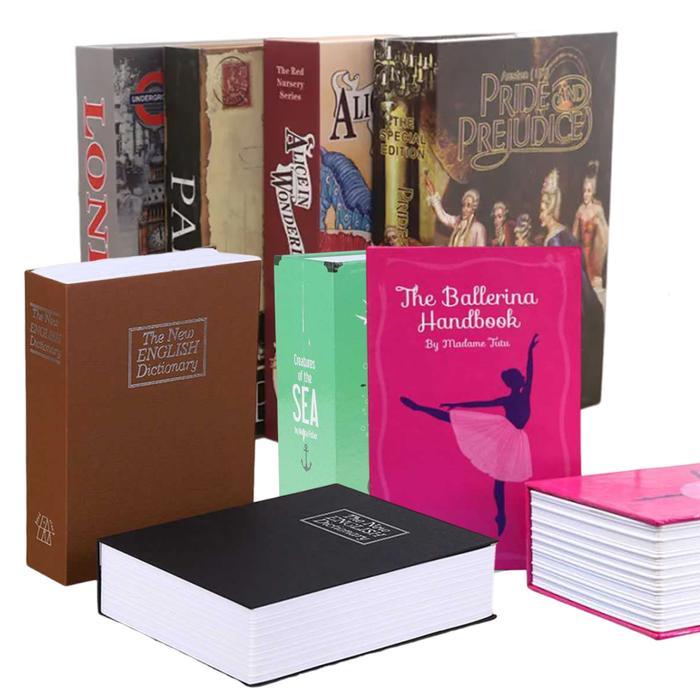 Krisbow Innovation - Brankas Mini Rahasia Model Buku 3 Digit Brangkas Penyimpanan Uang Emas Security
