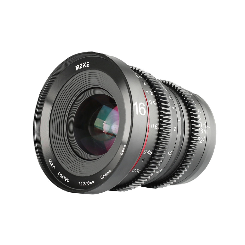 Meike 8/10/12/16/25/35/50/65/85mm T2.2 Manual Focus Cine Lens for Olympus Panasonic M43-Mount