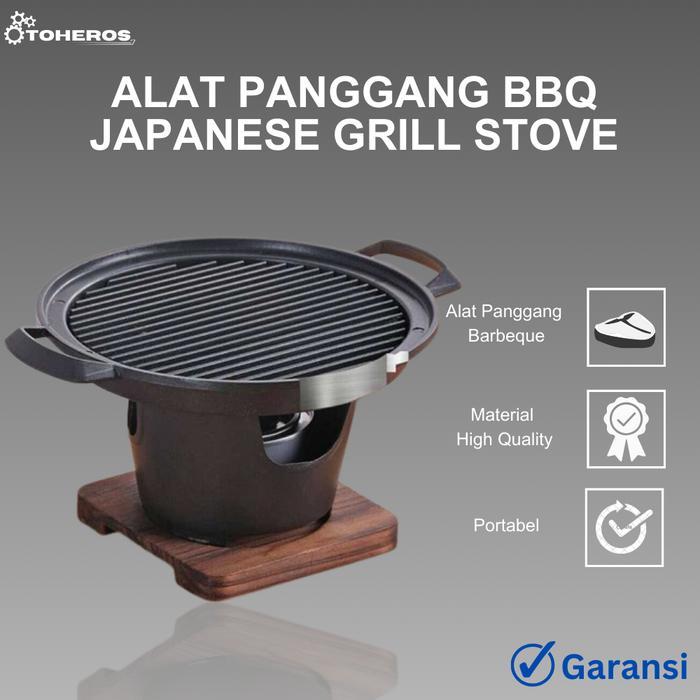 Alat Memanggang Daging Bakaran Grill BBQ Japanese Grill Stove