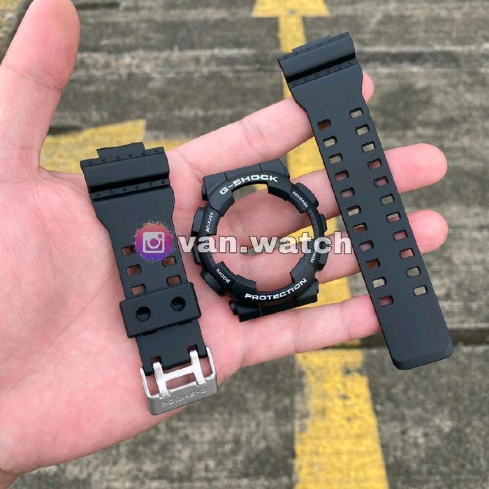 Ready BNB Band Bezel CASIO GSHOCK GA 100 GA 110 GA 120 GD 100 GD 110 ORIGINAL Tulisan Putih Buckle