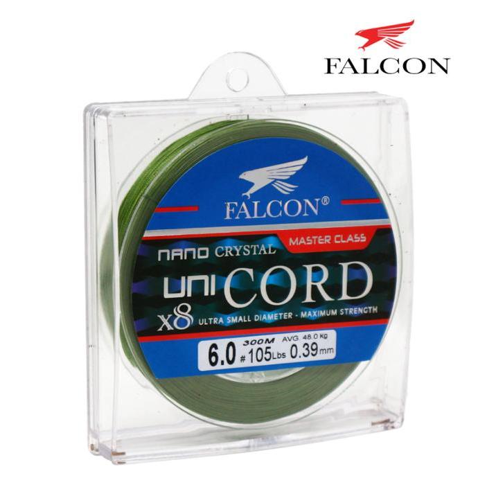 Falcon Senar Pancing Pe X8 Falcon Uni Cord Nano Crystal Coated 400M