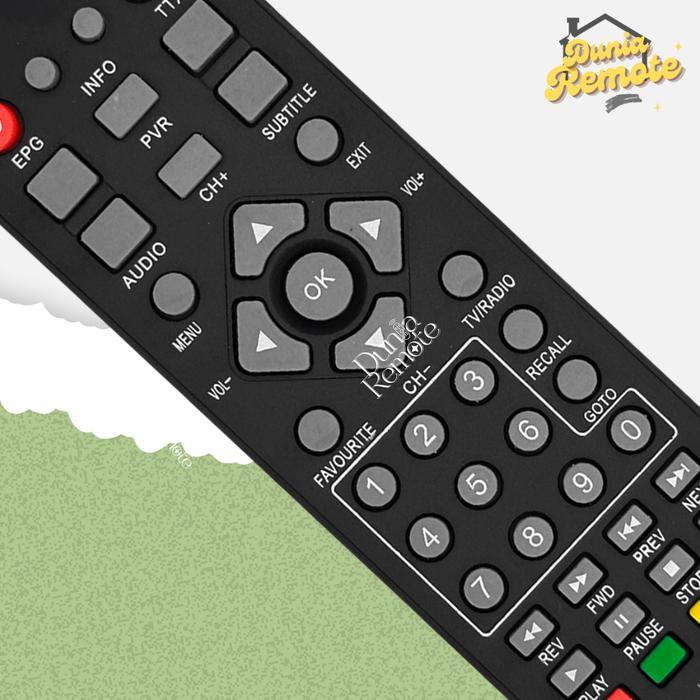 Remote STB Super HD 168 GOL DVB T2 / Remot STB Super HD GARDINER OPTUS LGSAT INFICO Vitara Venus