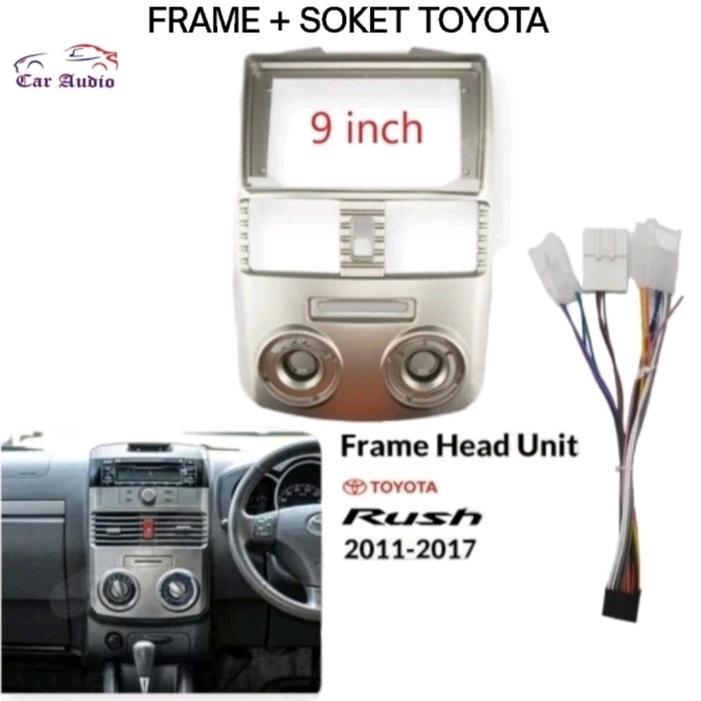 Frame Rush / Terios 9 Inch Frame Android Rush Terios 2012 - 2017