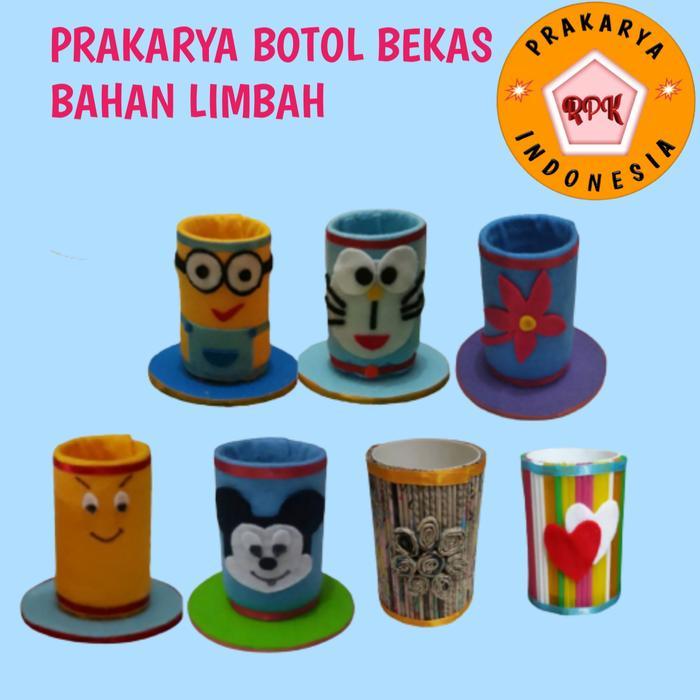 TERMURAH KERAJINAN BOTOL BEKAS KORAN DAN ANYAMAN PROMO
