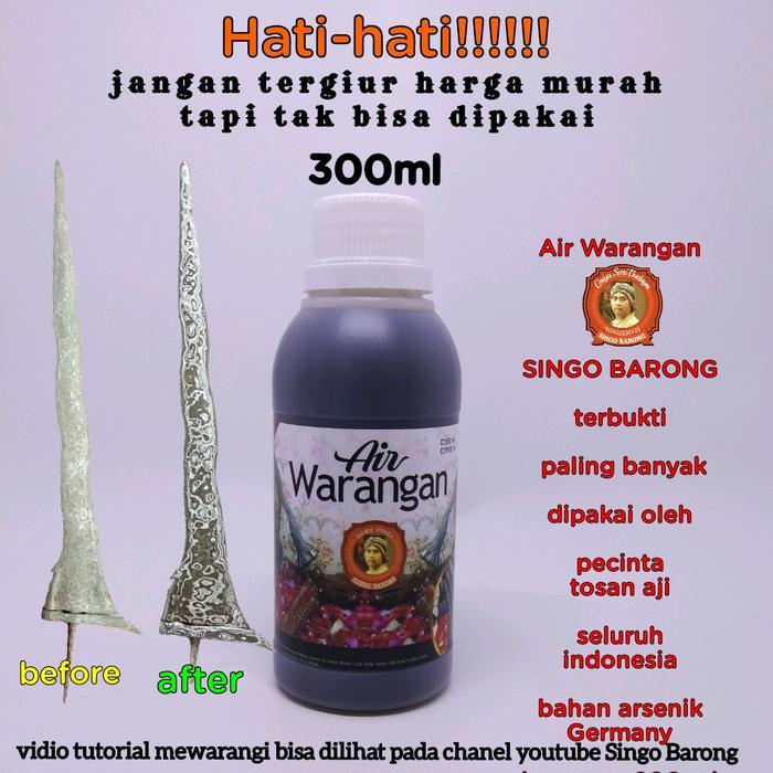 TERMURAH AIR WARANGAN ARSENIK JERMAN KERIS DAN TOMBAK 300 ML PROMO