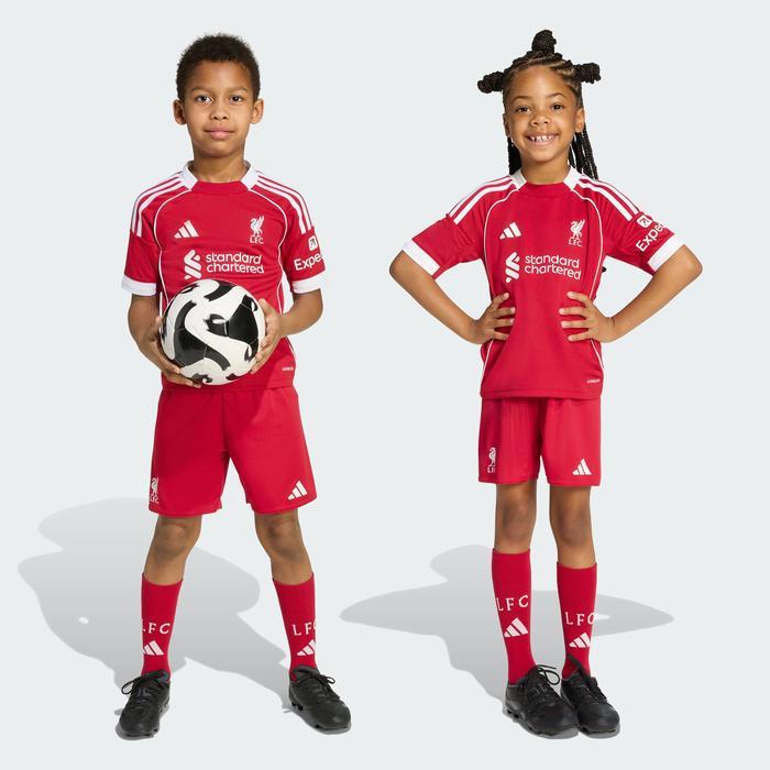 Serendity// [Home] Liverpool Fc Adidas 25/26 Mini Kit Kids - Official Lfc One Set Original Anak