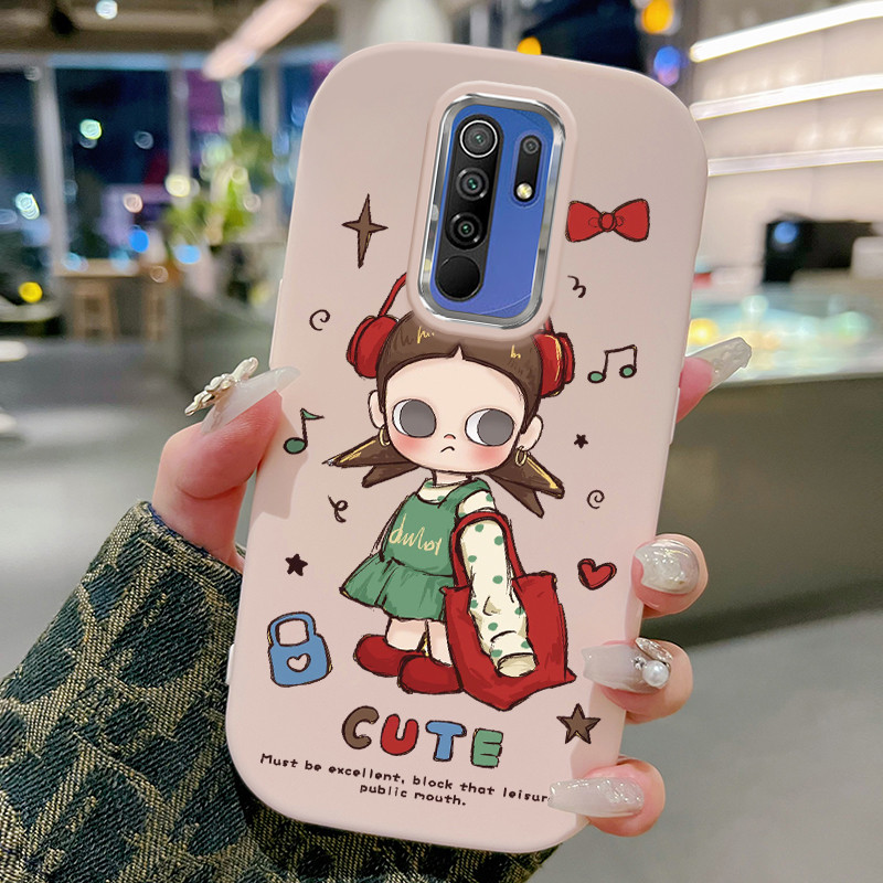 Casing Hp Untuk Xiaomi Redmi 9 9 Prime 9A 9C NFC 10A 9T POCO C31 C3 M2 Case Gadis Keren dengan Heads