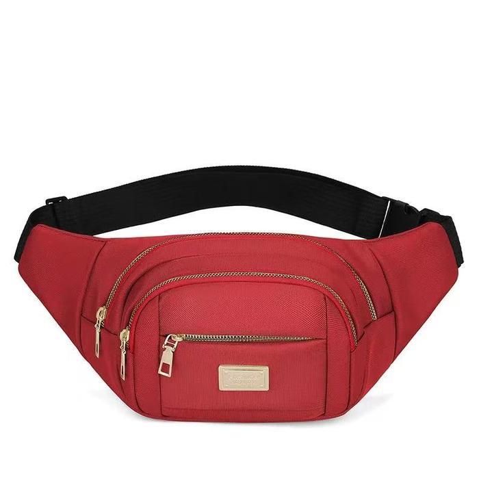 Tas Pinggang Wanita 1260 kelas atas model multi-layer yang baru ini memiliki kapasitas besar dan