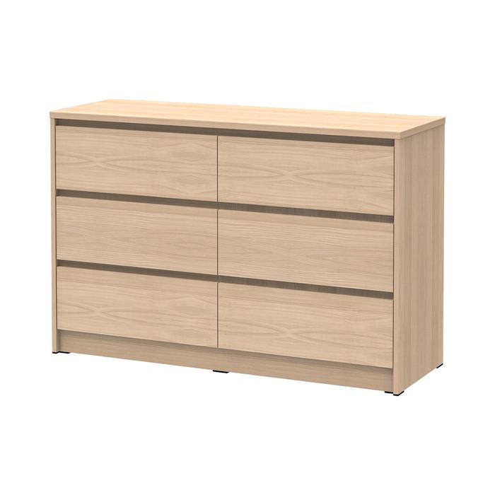 Informa Rana Laci Penyimpanan Double 3 Tingkat - Cokelat Maple Laci Kabinet Serbaguna Cabinet