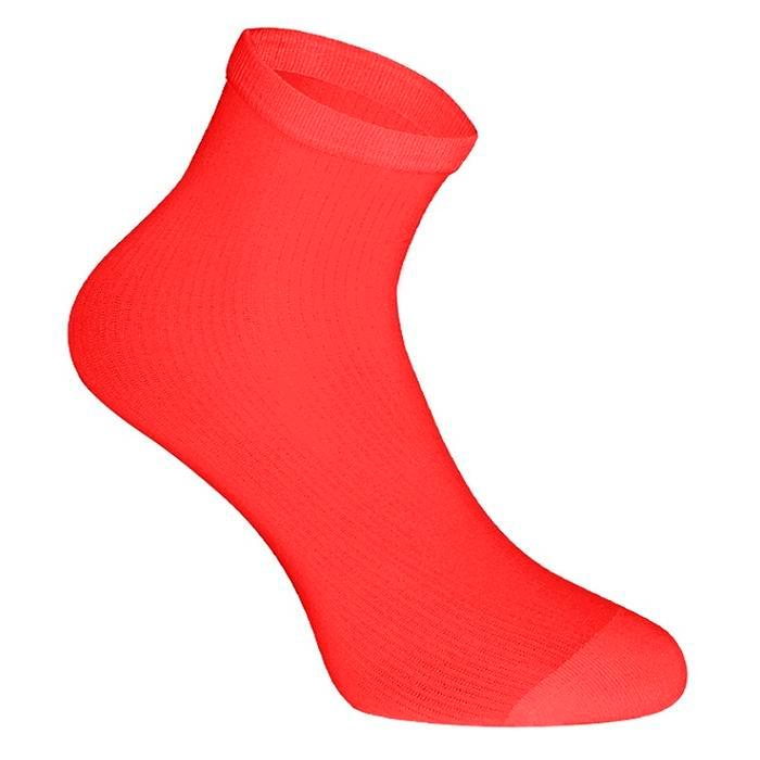 Sox Galeri Nylon Crew Socks/Kaos Kaki Wanita Panjang Medium - Merah
