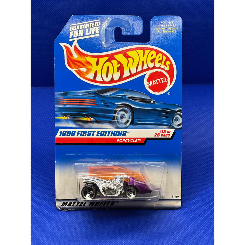 Hot Wheels Popcycle Blue Card All Metal