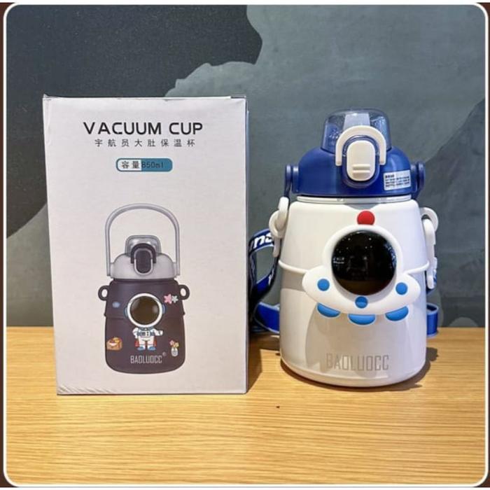 ((PROMO)) Botol Minum Stainless 316 Botol Minum Stainless Astronot 850ML Tali Vacuum