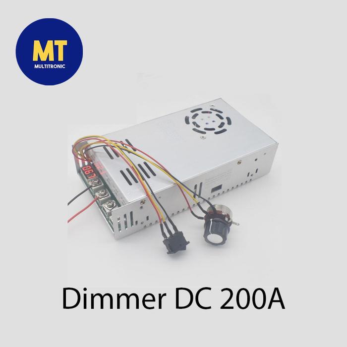 TERLARIS Dimmer DC 200A High Power Industrial DC 12-48V (8045)