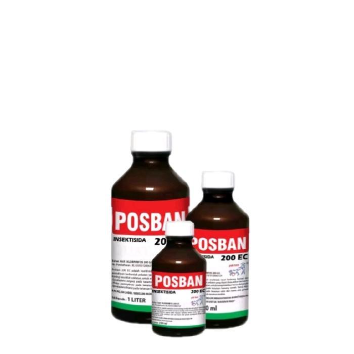 POSBAN Racun Ulat Insektisida POSBAN 200 EC Pak Tani 500 CC Original Kontak Lambung Pernafasan