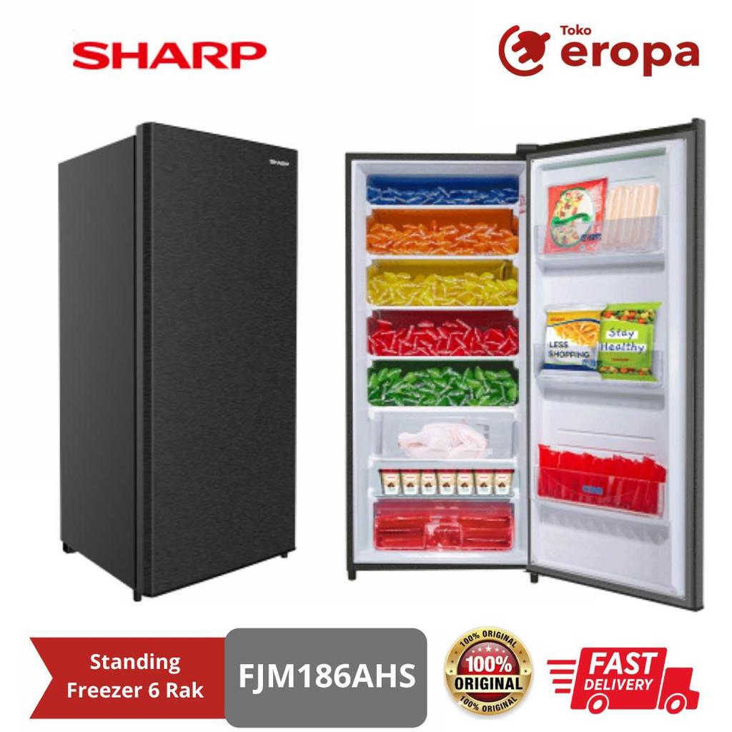 Standing Freezer 6 Rak Sharp FJM186AHS