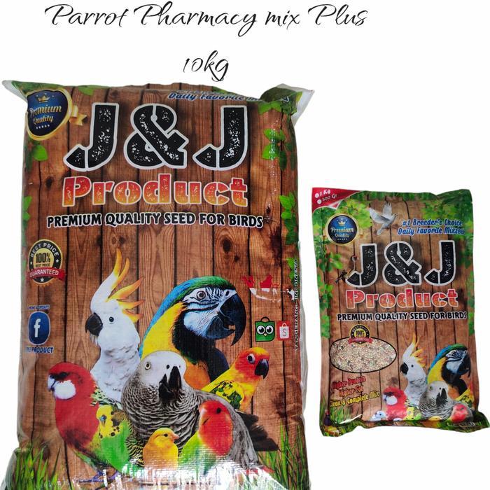 J&J Parrot Pharmacy Mix Plus 10kg - Parrot Pharmacy Mix + 10kg - PPM+