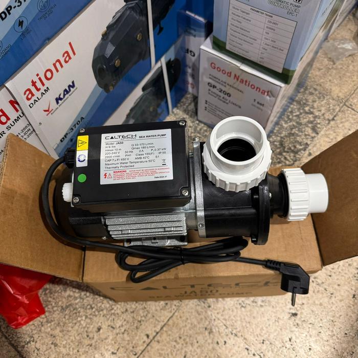 POMPA AIR ASIN 0,5 HP CALTE JA 50 SEA WATER PUMP JA 50 POMPA SIRKULASI AIR LAUT 1/2 HP 375 WATT