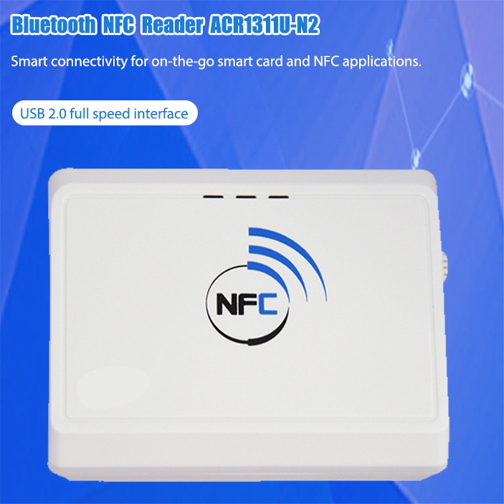 SMIEA Wireless Contactless 13.56MHz NFC Reader Bluetooth Android RFID Mobile Card Reader Writer