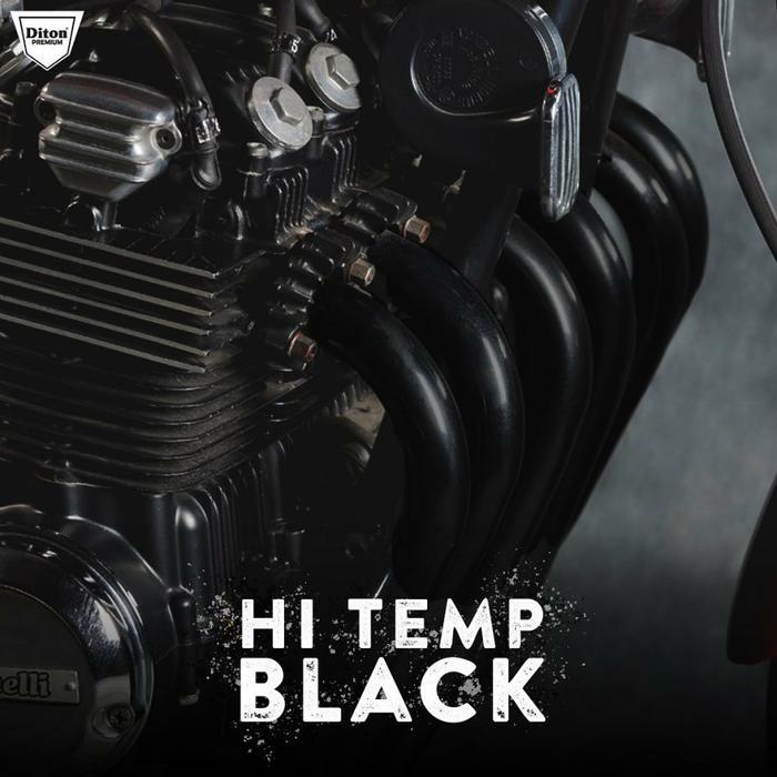 NEW Cat Pilox DITON Knalpot Anti Panas HiTemp Hi Temp Black & Silver