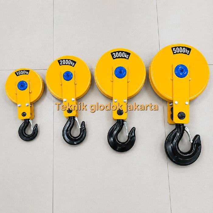 HOOK ELECTRIC WIRE ROPE HOIST 1 TON. 2 TON. 3 TON. 5 TON. HOOK HOIST ELEKTRIK