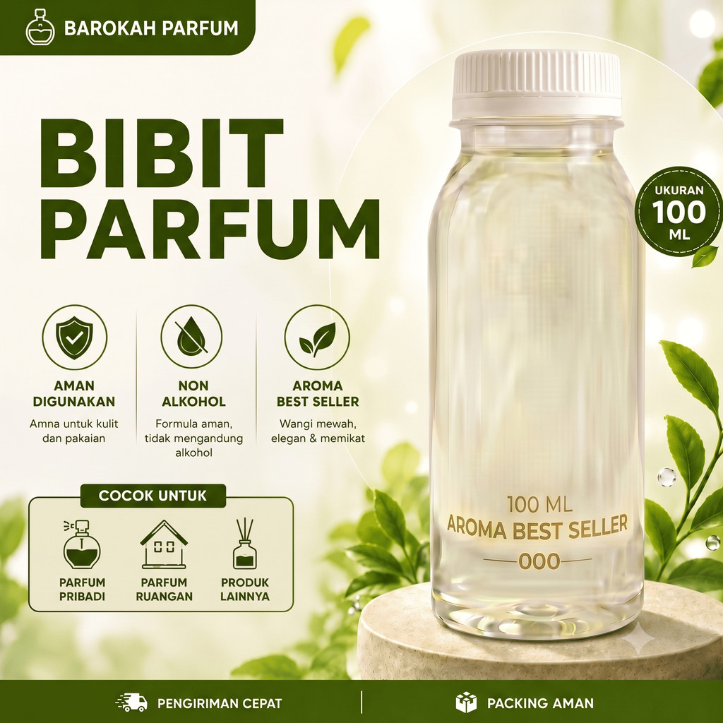 Parfum Bibit KISWAH 100ml Tanpa Alkohol