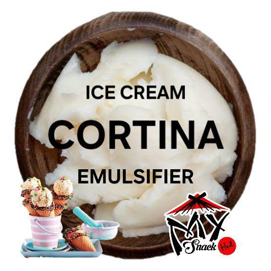 PROMO CORTINA 50GR ICE CREAM EMULSIFIER GEL PENGEMULSI PENGEMBANG PELEMBUT ES KRIM MOUSSE IMPORT