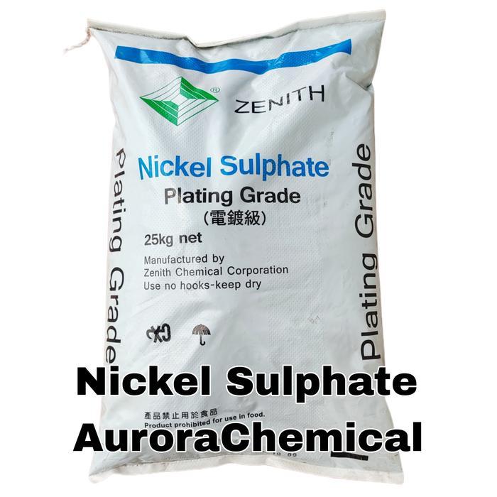 Nikel Sulfat 1Kg / Merek Zenith High Purity / Nickel Sulphate Sulfate