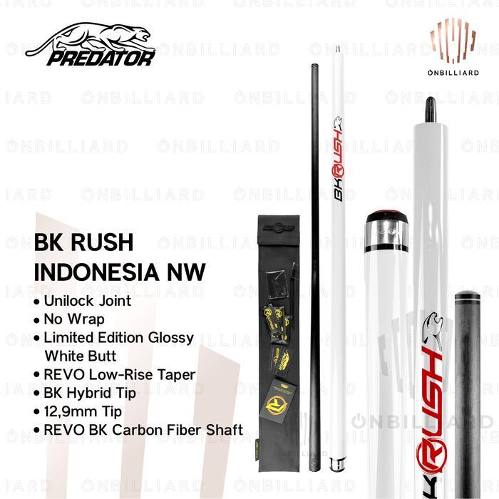PREDATOR BK RUSH SW NW Pink & Star Vietnam & Neon & Night Claw Break Cue Billiard BK RUSH