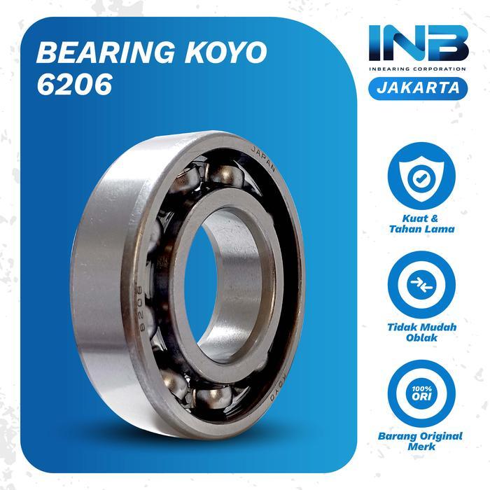 Laker Bearing 6206 KOYO Bearing Mesin Giling Padi Mini Mesin Giling Bumbu Mesin Cuci Front Loading