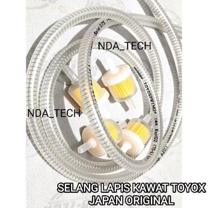 SPC SELANG BENSIN TRANSPARAN SELANG TOYOK SPRING SELANG BENSIN KAWAT FILTER BENSIN MAGNET KRAN
