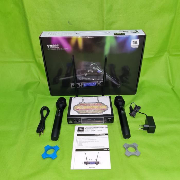 Terbaru Jbl Vm300 Dual Channel Microphone Wireless Original