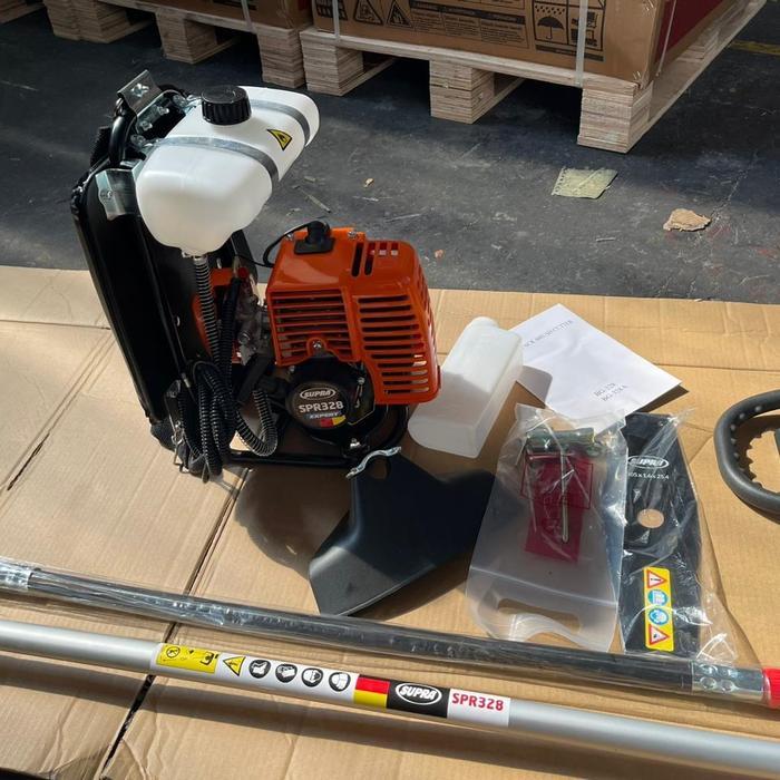 Terbaru! 328 Brush Cutter 2Tak Tesla Mesin Pemotong Rumput Siap Pakai
