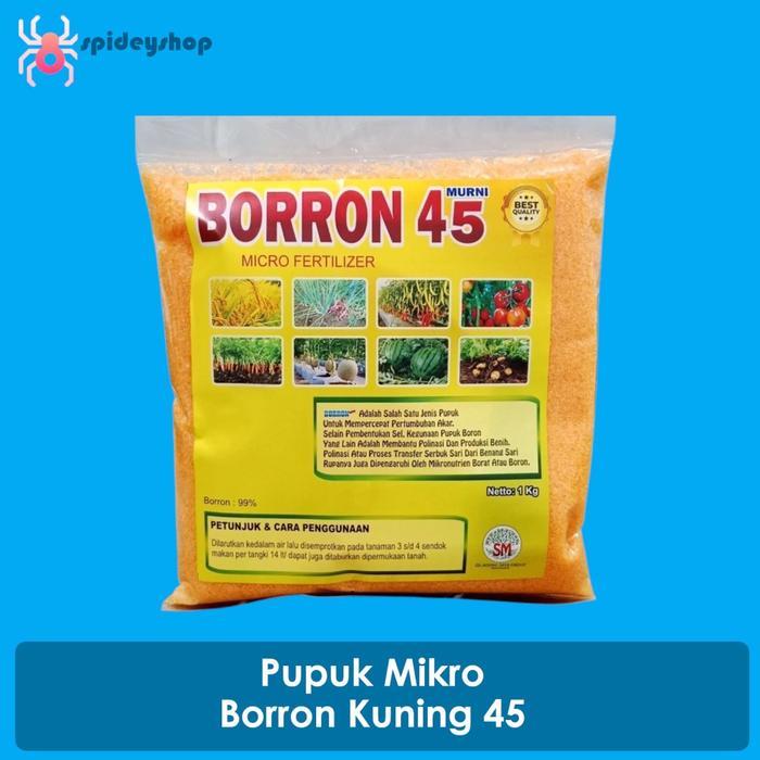 Pupuk Boron MurniPupuk Borron Yellow 45 1 Kg