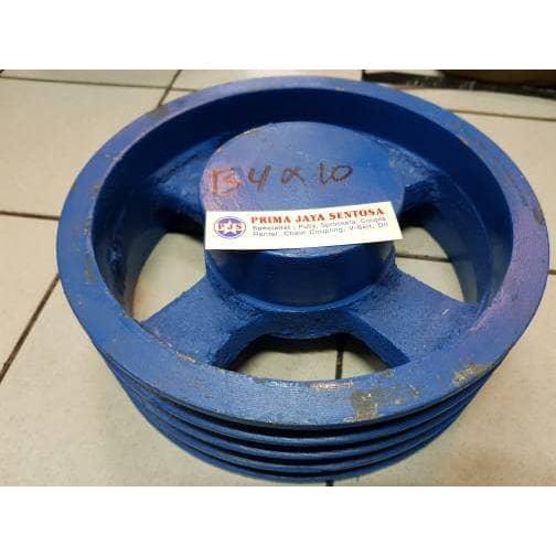 Pully Besi Ancuran B4 - 10 Inch Jari Pulley Besi Puli Cor