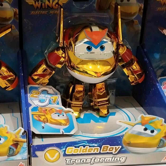 HOT SALE FIGURE TRANSFORM SUPER WINGS GOLDEN BOY TERMURAH