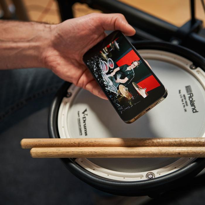 Promo Roland Td-02Kv V-Drums Drum Elektrik Dengan 16 Kit Siap Mainkan, Coach Internal, Metronome,