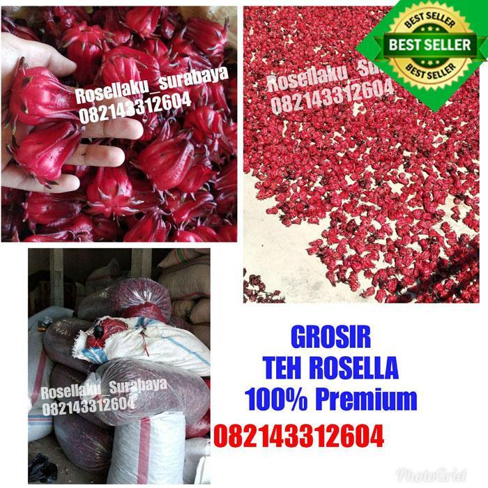 Obat Diet/Detox Peluntur Lemak Herbal/Teh Rosella Premium Bunga Rosela Tbk