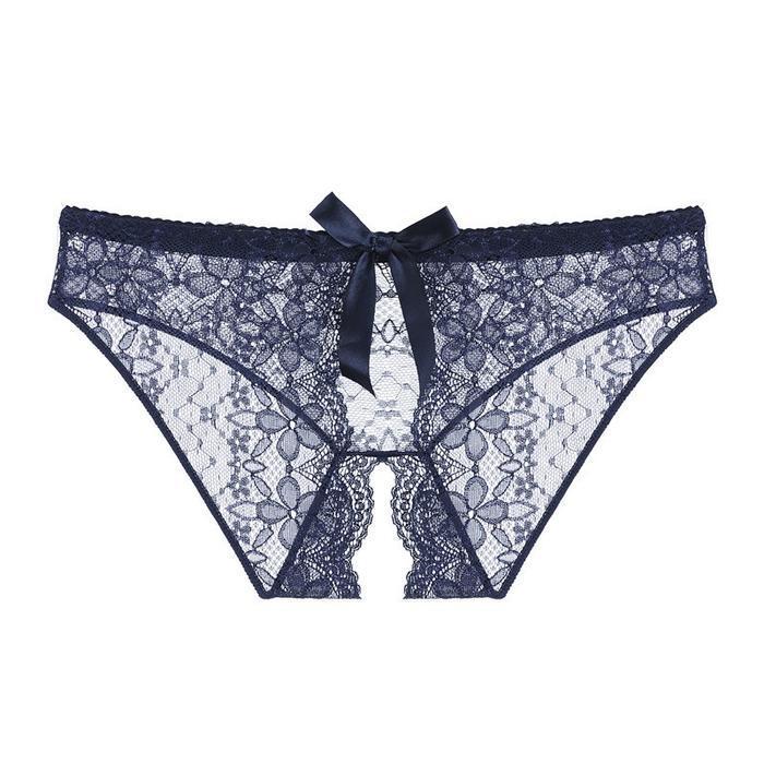 Sexy G String Open Lingerie Crotch Thongs Lace Pantie Briefs