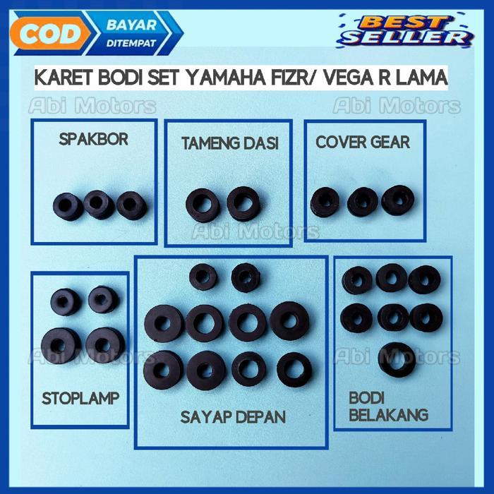 Karet Bodi Fullset F1Zr Vega R Lama/Karet Grommet Cover Kaper Bodi Body Fullset Yamaha F1Zr Fizr