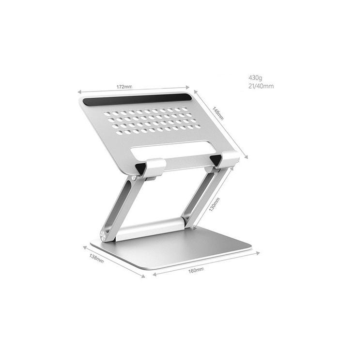 Laptop Stand Alumunium Tatakan Laptop Meja Laptop
