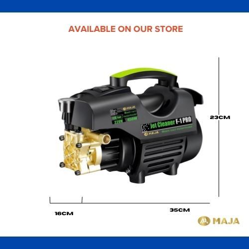 Premium Maja F1-Pro Alat Cuci Motor Set Mesin Cuci Mobil Mesin Cuci Motor Jet Cleaner 120Bar 450W