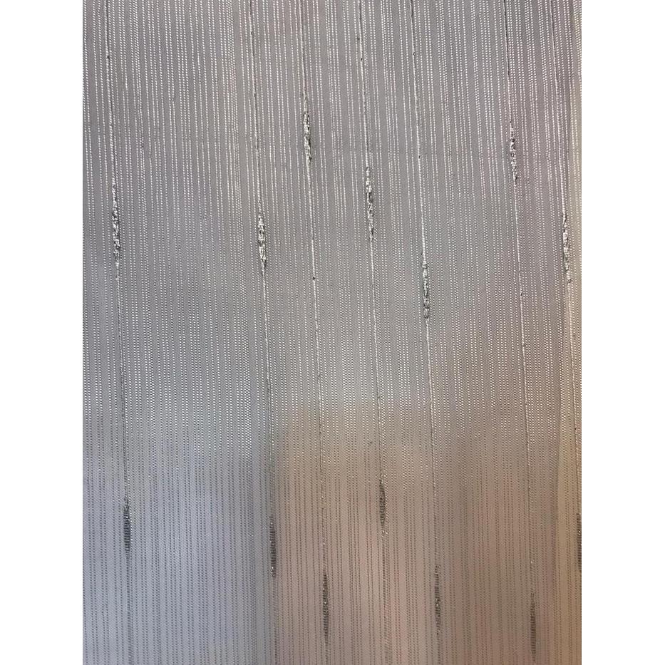 "New" Tirai Vitrage Vitrase Furing Motif Air Hujan Gold - Silver