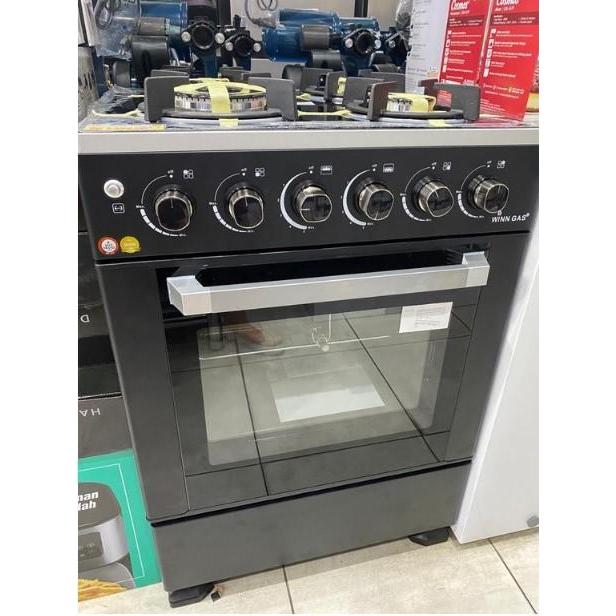 Premium Winn Gas Kompor Standing 4 Tungku + Oven W-5090A W5090 Oven Kompor Original