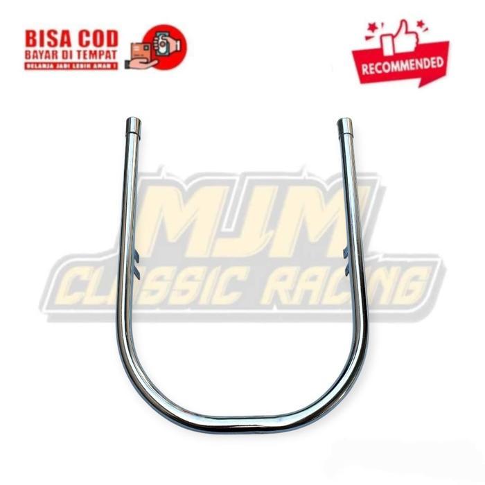 Begel Behel Belakang U Motor Honda C70 Crome Berkualitas Tinggi ORIGINAL