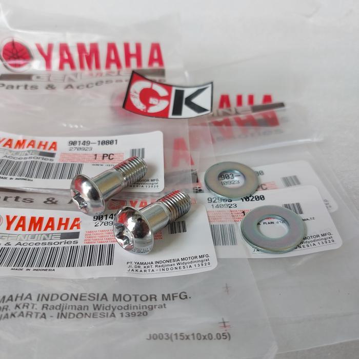 BAUT KALIPER CAKRAM DEPAN MIO SMILE SOUL XEON KARBU ORIGINAL SET ORIGINAL