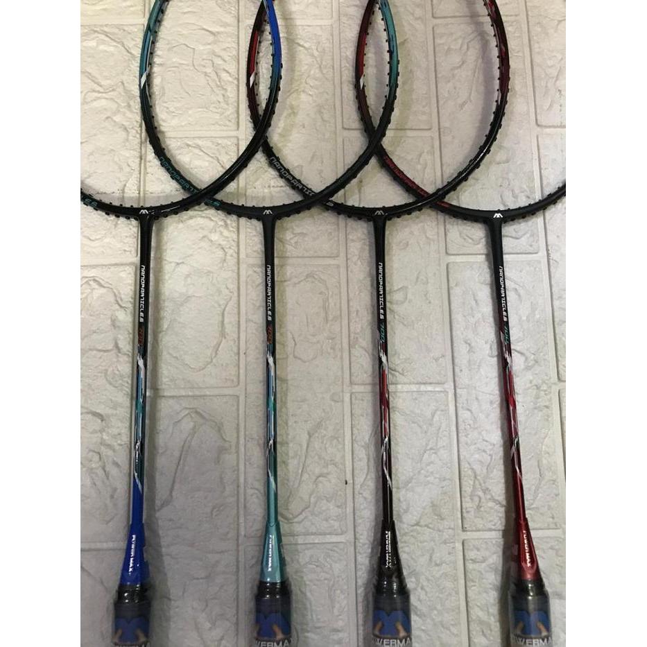 Raket Badminton New Power Max Nanoparticles 700 Kuat Tarikan 32 Lbs Original
