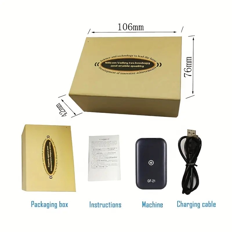 GF21 Mini GPS Tracker Precise Positioning Mini CarTracker Universal Car Bike GPS Tracker for The