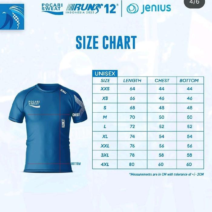 Jersey Pocari Sweat Run Indonesia 2025 2XU Original 100%